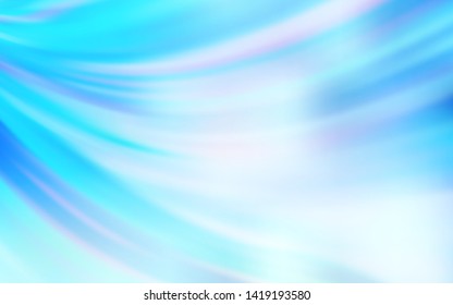 Light BLUE vector blurred shine abstract background. Shining colored illustration in smart style. Smart design for your work.