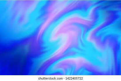 Light BLUE vector blurred shine abstract template. Colorful abstract illustration with gradient. Background for designs.