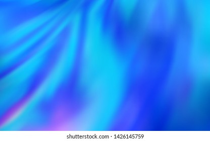 Light BLUE vector blurred shine abstract texture. Colorful abstract illustration with gradient. New style design for your brand book.