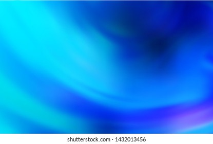 Light BLUE vector blurred shine abstract background. A completely new colored illustration in blur style. Completely new design for your business.