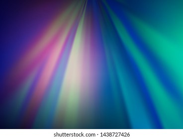 Light BLUE vector blurred shine abstract background. Colorful abstract illustration with gradient. The elegant pattern for brand book.
