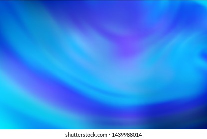 Light BLUE vector blurred shine abstract template. Modern abstract illustration with gradient. Elegant background for a brand book.