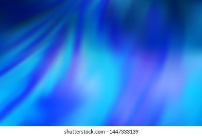 Light BLUE vector blurred shine abstract template. Abstract colorful illustration with gradient. New style design for your brand book.