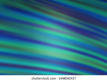 Light BLUE vector blurred shine abstract template. Glitter abstract illustration with an elegant design. The blurred design can be used for your web site.
