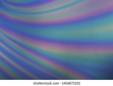 Light BLUE vector blurred shine abstract template. Creative illustration in halftone style with gradient. A completely new template for your design.