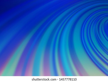 Light BLUE vector blurred shine abstract template. An elegant bright illustration with gradient. A completely new template for your design.