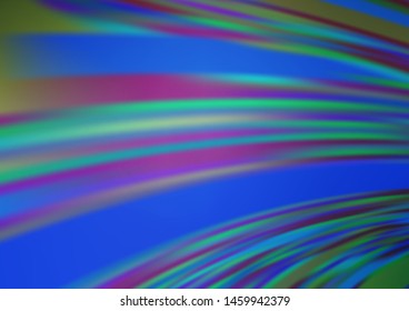 Light BLUE vector blurred shine abstract pattern. Colorful illustration in abstract style with gradient. Brand new style for your business design.