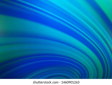 Light BLUE vector blurred shine abstract template. A vague abstract illustration with gradient. A completely new template for your design.