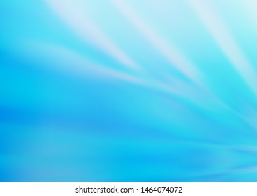 Light BLUE vector blurred shine abstract template. Shining colorful illustration in a Brand new style. Brand new style for your business design.