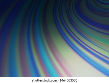 Light BLUE vector blurred shine abstract template. Creative illustration in halftone style with gradient. A completely new design for your business.