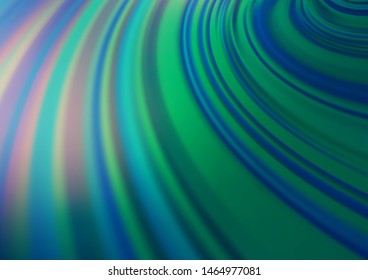 Light BLUE vector blurred shine abstract pattern. A completely new color illustration in a bokeh style. A completely new template for your design.