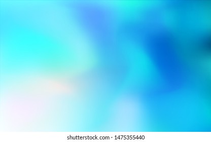 Light BLUE vector blurred shine abstract texture. Brand-new colored illustration in blurry style with gradient. The completely new template can be used for your brand book.