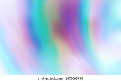 Light BLUE vector blurred shine abstract template. Colorful abstract illustration with gradient. Blurred design for your web site.