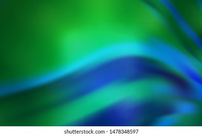 Light BLUE vector blurred shine abstract texture. Colorful abstract illustration with gradient. Smart design for your work.