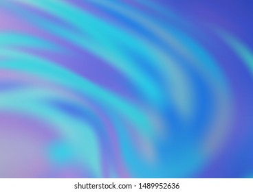 Light BLUE vector blurred shine abstract background. Colorful abstract illustration with gradient. The blurred design can be used for your web site.