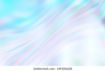 Light BLUE vector blurred shine abstract texture. An elegant bright illustration with gradient. New style design for your brand book.