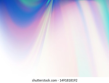 Light BLUE vector blurred shine abstract pattern. A vague abstract illustration with gradient. A completely new design for your business.