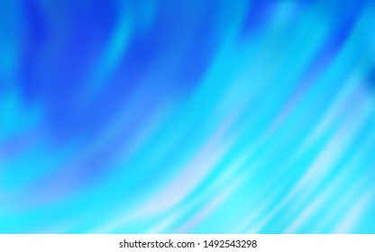 Light BLUE vector blurred shine abstract template. Modern abstract illustration with gradient. New style design for your brand book.