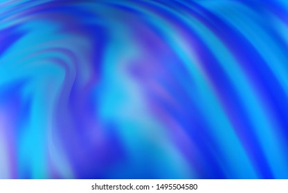 Light BLUE vector blurred shine abstract template. New colored illustration in blur style with gradient. The best blurred design for your business.