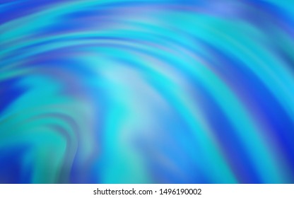 Light BLUE vector blurred shine abstract template. New colored illustration in blur style with gradient. Elegant background for a brand book.