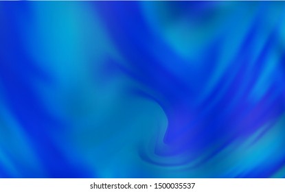 Light BLUE vector blurred shine abstract template. New colored illustration in blur style with gradient. Blurred design for your web site.