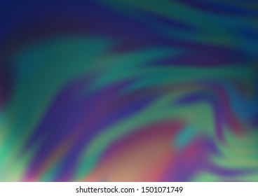 Light BLUE vector blurred shine abstract background. Creative illustration in halftone style with gradient. The blurred design can be used for your web site.