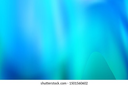 Light BLUE vector blurred shine abstract background. Colorful abstract illustration with gradient. Background for a cell phone.