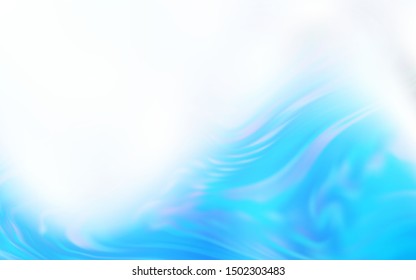Light BLUE vector blurred shine abstract texture. A completely new colored illustration in blur style. Background for designs.