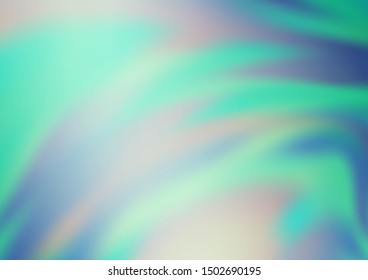 Light BLUE vector blurred shine abstract background. Colorful illustration in abstract style with gradient. A completely new template for your design.