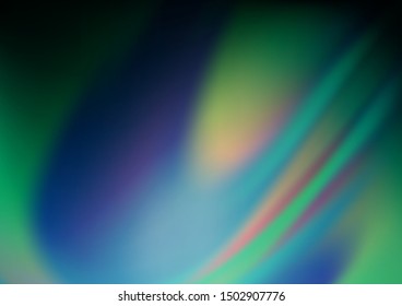 Light BLUE vector blurred shine abstract background. Creative illustration in halftone style with gradient. The blurred design can be used for your web site.