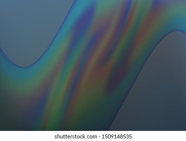Light BLUE vector blurred shine abstract template. Modern geometrical abstract illustration with gradient. The background for your creative designs.