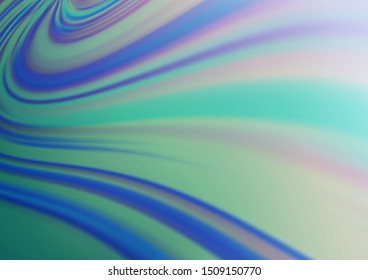 Light BLUE vector blurred shine abstract background. Modern geometrical abstract illustration with gradient. Brand new design for your business.
