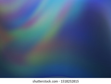 Light BLUE vector blurred shine abstract template. Shining colorful illustration in a Brand new style. The template for backgrounds of cell phones.