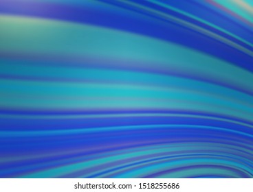 Light BLUE vector blurred shine abstract background. Glitter abstract illustration with an elegant design. The blurred design can be used for your web site.