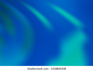 Light BLUE vector blurred shine abstract template. A vague abstract illustration with gradient. The best blurred design for your business.