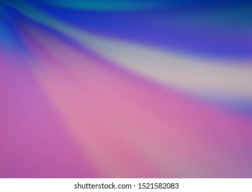 Light BLUE vector blurred shine abstract template. Modern geometrical abstract illustration with gradient. The blurred design can be used for your web site.
