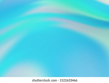 Light BLUE vector blurred shine abstract template. An elegant bright illustration with gradient. The template for backgrounds of cell phones.