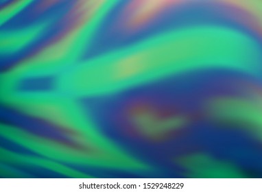 Light BLUE vector blurred shine abstract template. Glitter abstract illustration with gradient design. Background for designs.