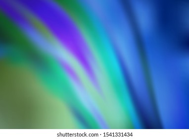 Light BLUE vector blurred shine abstract texture. Modern abstract illustration with gradient. Elegant background for a brand book.