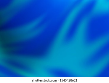 Light BLUE vector blurred shine abstract template. An elegant bright illustration with gradient. The background for your creative designs.
