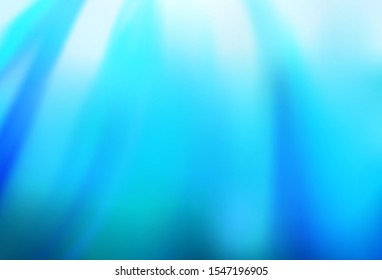 Light BLUE vector blurred shine abstract texture. A completely new colored illustration in blur style. New design for your business.
