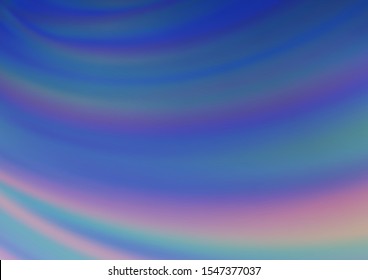 Light BLUE vector blurred shine abstract pattern. A completely new color illustration in a bokeh style. Brand new style for your business design.