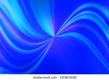 Light BLUE vector blurred shine abstract template. An elegant bright illustration with gradient. New way of your design.