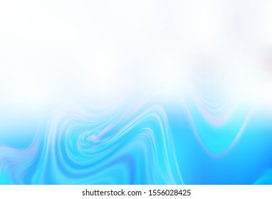 Light BLUE vector blurred shine abstract template. Modern abstract illustration with gradient. New style design for your brand book.