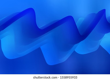 Light BLUE vector blurred shine abstract background. Creative illustration in halftone style with gradient. Background for a cell phone.