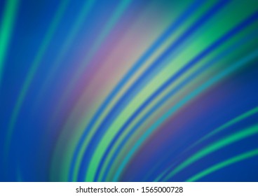 Light BLUE vector blurred shine abstract template. Colorful illustration in abstract style with gradient. A completely new design for your business.