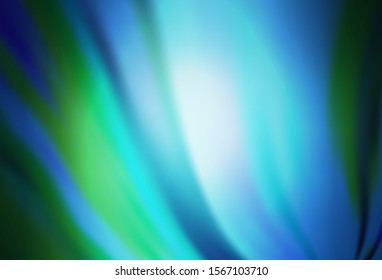 Light BLUE vector blurred shine abstract texture. Creative illustration in halftone style with gradient. New design for your business.