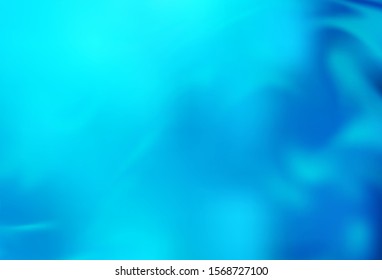 Light BLUE vector blurred shine abstract texture. Shining colored illustration in smart style. Blurred design for your web site.