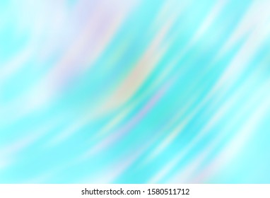 Light BLUE vector blurred shine abstract template. Shining colored illustration in smart style. The best blurred design for your business.