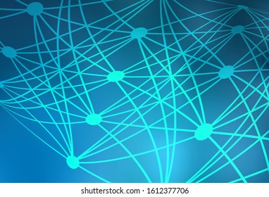 Light BLUE vector blurred shine abstract template. Modern abstract illustration with gradient. Smart design for your work.